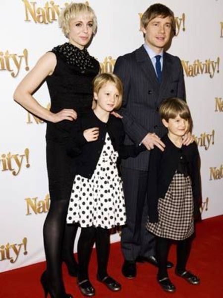 Martin Freeman and his ex-partner Amanda Abbington share two children.